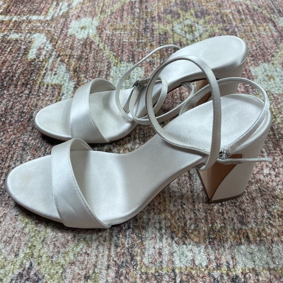 Loeffler Randall Malia Satin Curved-Heel Sandals Size 9.5 - Picture 8 of 10